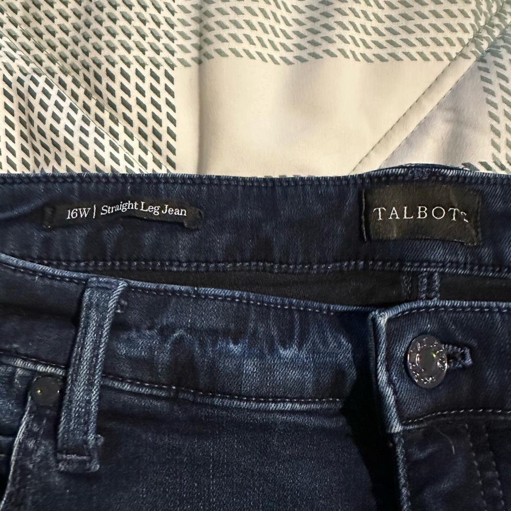 Talbots Navy Straight Leg Jeans